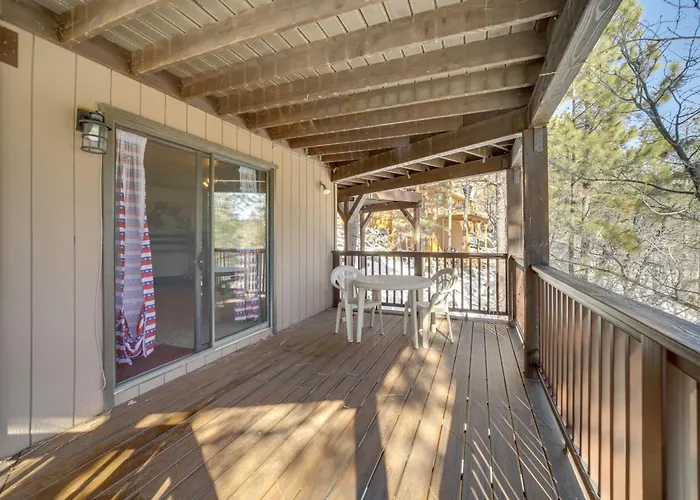 Deck & Scenic Views: A-frame Munds Park