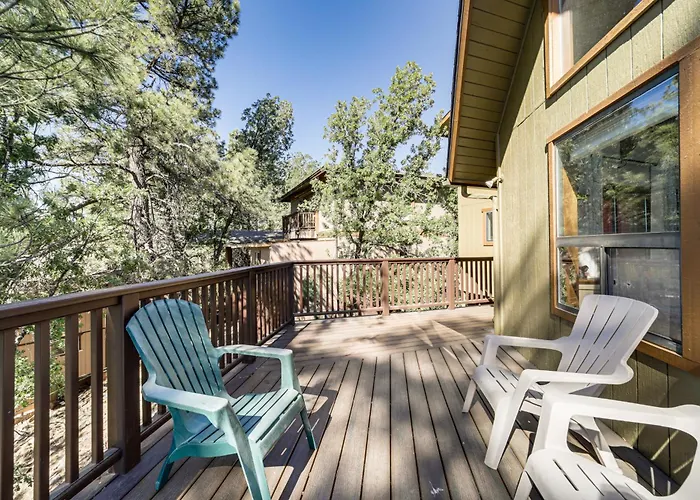 Deck & Scenic Views: A-frame Munds Park